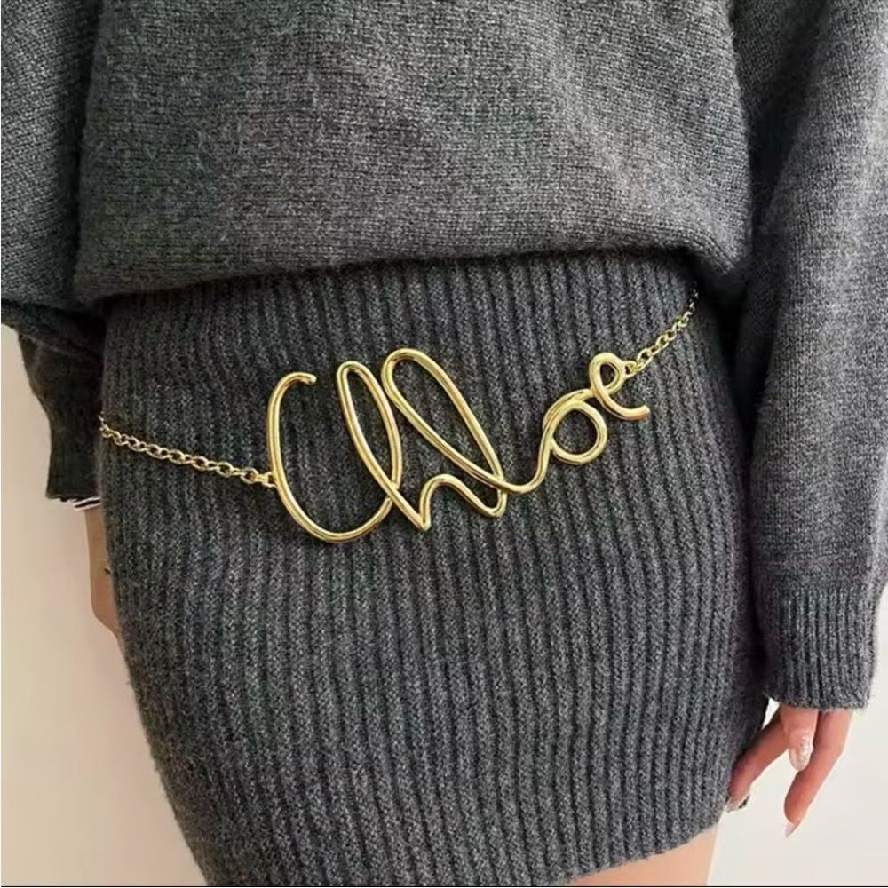 Gold Chain Belt Q86